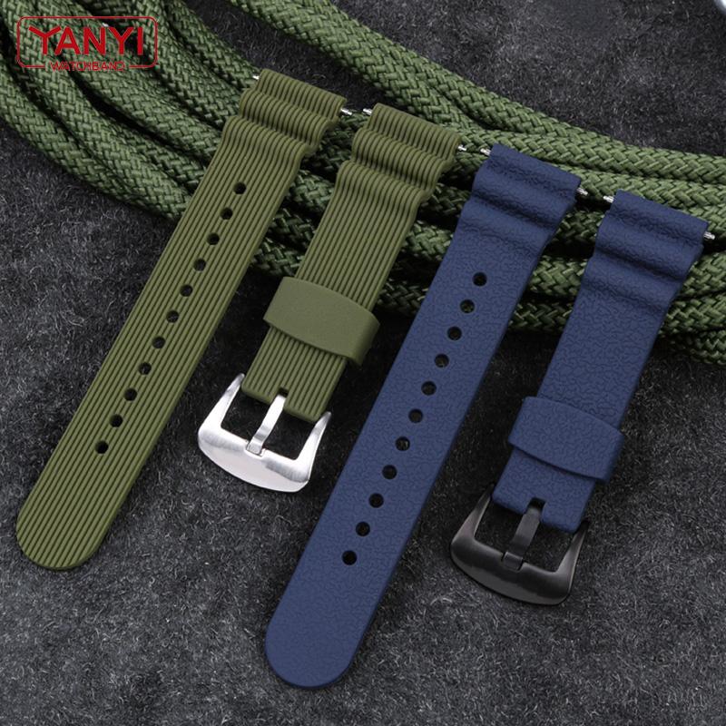 Rubber Watchband 22mm for Seiko PROSPEX Silicone Strap Diving Waterproof Sport Men Replacement Bracelet Band Watch Accessories