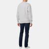 Calvin Klein Crew Neck Loose Fit Long Sleeve Sweatshirt Men Sweatshirt Gray J326144-P6G