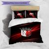 Braga FC Printed 3PCS Bedding Set Breathable Duvet Cover with Pillowcases Decorative Bed Linen for Bedroom Home