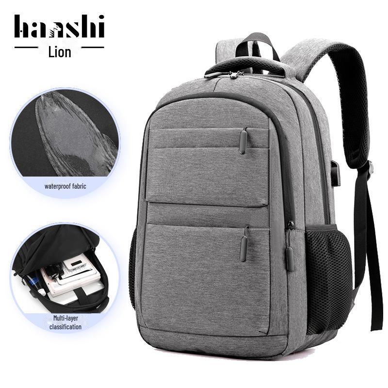 Men's Business Commuter Backpack - High-End Travel, Large-Capacity, Waterproof Laptop Bag