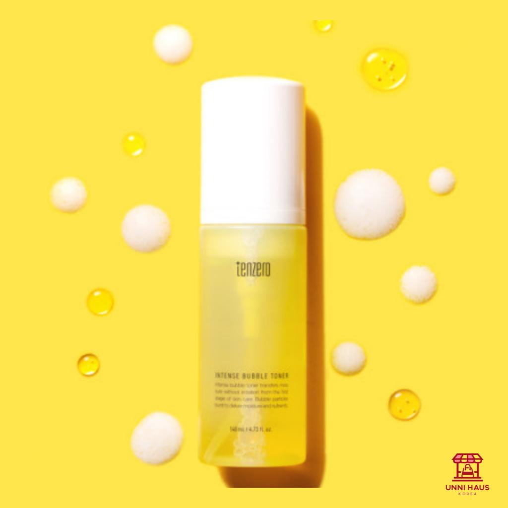 TENZERO Bubble Toner 140 ml – Intensives Vitamin / CICA Beruhigendes Schaumtonikum