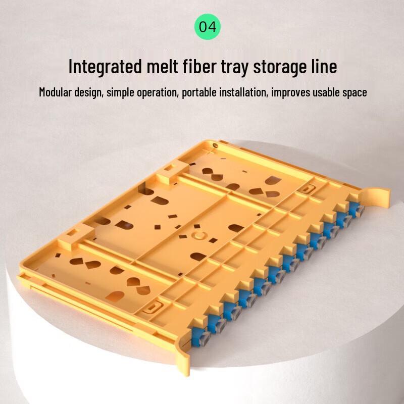 BOSENDE 12-Port Fiber Optic Splice Tray
