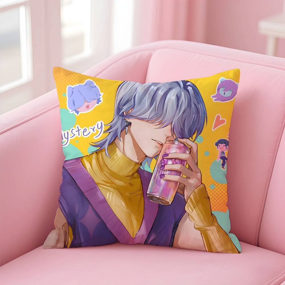 Saja Boys Kpops D-Demon H-Hunters Pillow Case Pattern Printed Pillowcase For Living Room Sofa Cushion Cover & Bedroom Decor