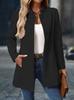 Women's Casual Turtleneck Long Woolen Coat Foreign Trade Autumn and Winter New Coat