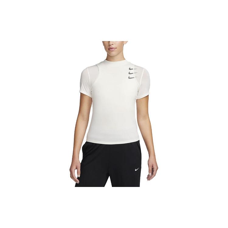 New Nike T Shirts Women's White FB7813-110