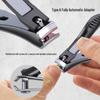 German Precision 12-Piece Stainless Steel Nail Clipper & Manicure Set - High-Quality Grey Glossy Finish