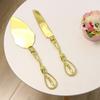 European Silver-plated Cake Triangle Shovel Western Bread Knife Exquisite Birthday Wedding Decoration Creative Cake Knife Shovel