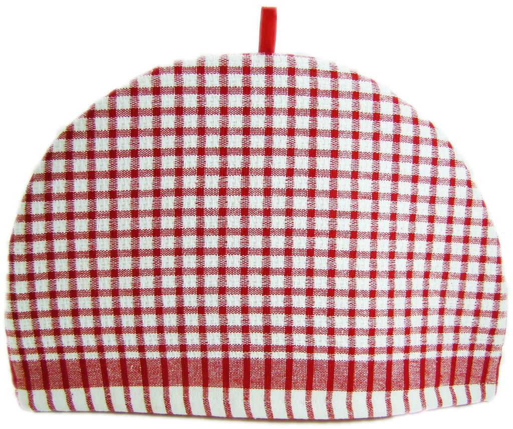 Santens Tea Cozy Small & Pot Mat Set, Exotic Red (Made with Belgian Cloth)