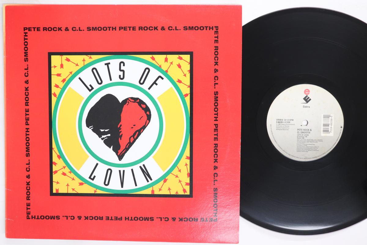 12inch Record PETE ROCK  C.L. SMOOTH  Lots Of Lovin 066338 Elektra 1993 US Rap  HipHopRB Used