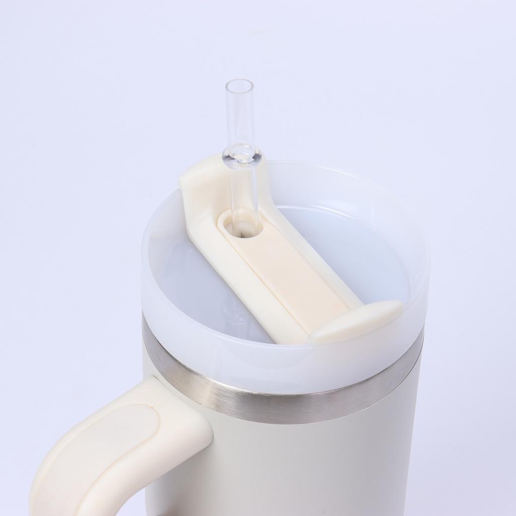 Mini 14oz Nerezový Termopohár Izolovaný Hrnček na Kávu Fľaša na Vodu Hrnček so Slamkou Do Auta Vákuové Termosky Hrnček na Sviatočné Darčeky