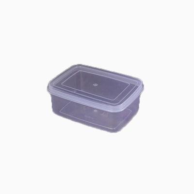 Homeglen Rectangular Transparent Plastic Food Storage Containers