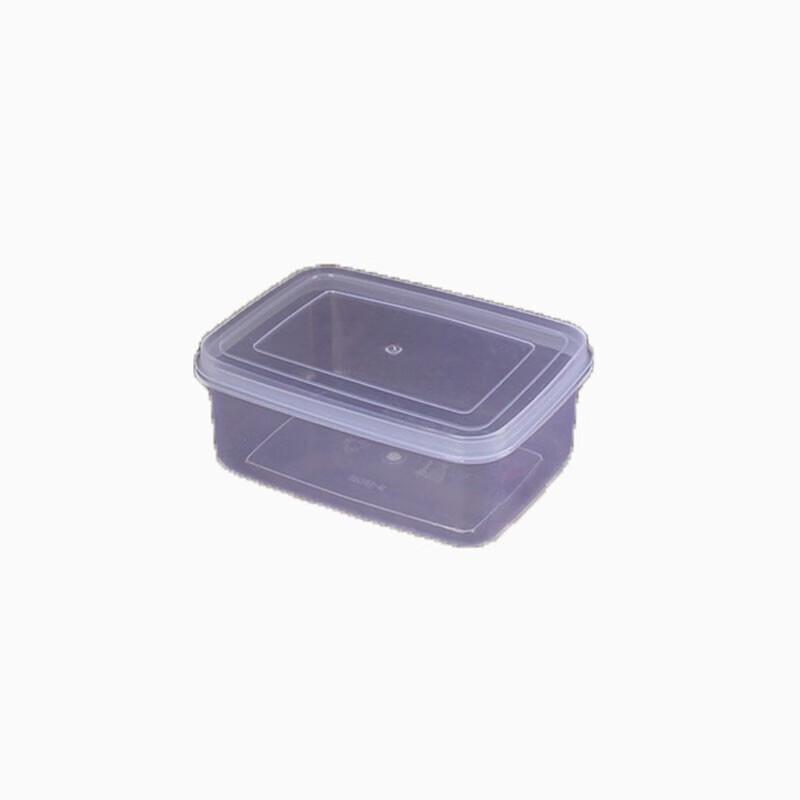 Homeglen Rectangular Transparent Plastic Food Storage Containers