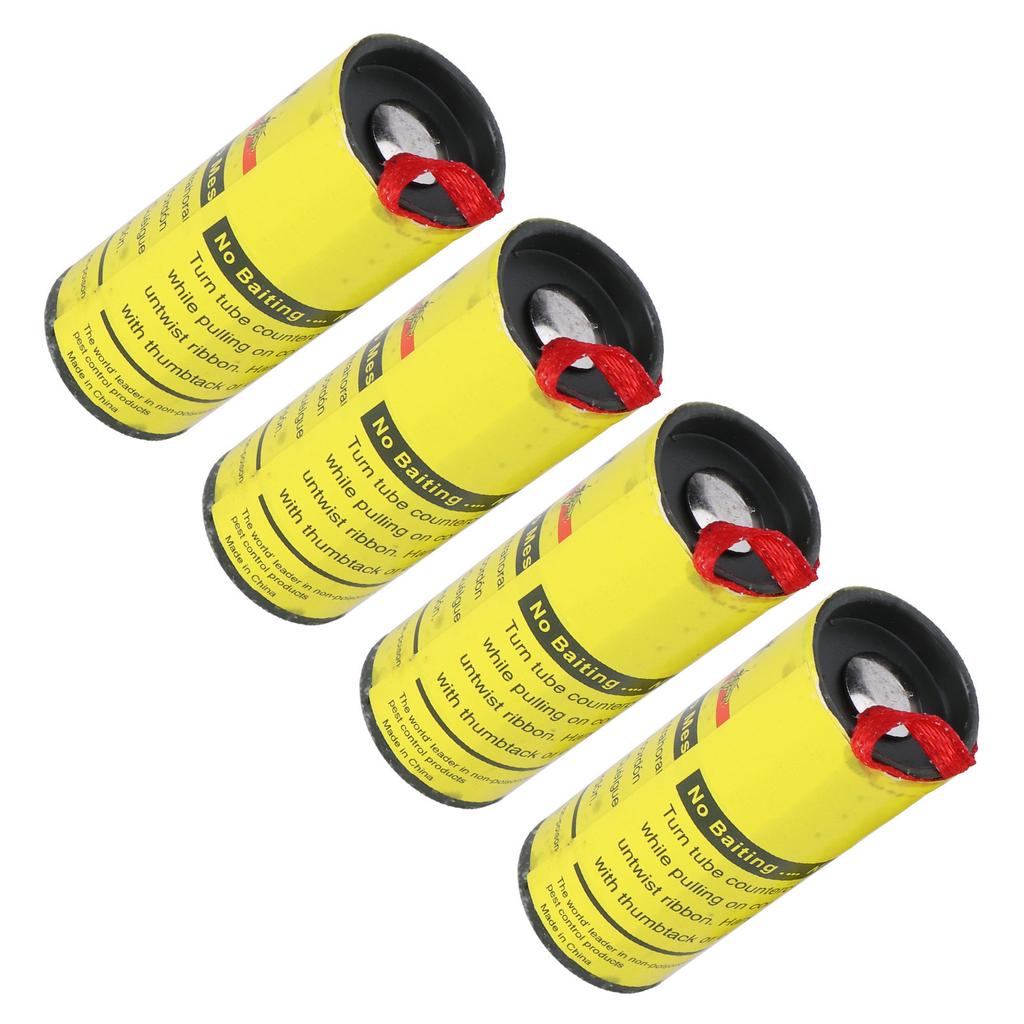 24PCS Mosquito Fly Insect Traps Catcher Fly Paper Strips Roll Tape for Indoor Use
