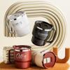 304 Stainless Steel Insulated Coffee Cup with Handle with Lid Water Cup Double Wall Insulated Anti Scalding Drinking Cup