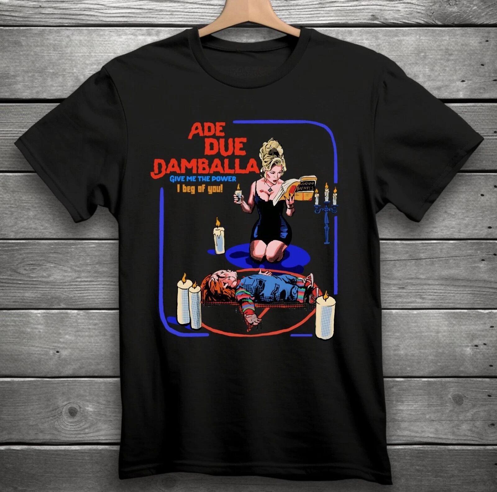 

Bride of Chucky Ade Due Damballa Horror Movie T-Shirt Black S-3XL M