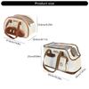 Outdoor Carriers Bag for Small Pet Dog Carriers Bag Cats Carriers Bag with Pouches Breathable Carry Bag for Dog Cats