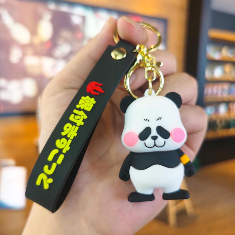 Jujutsu Kaisen Cartoon Keychain: Cute Figure Pendant, Bag Charm, Backpack Accessory, Festival Gift.