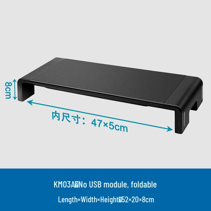 Multifunctional Monitor Riser with USB Ports and LED Lighting