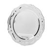 Vassoio da portata in acciaio inossidabile 304 Piatto rotondo Piatto decorativo per dessert Antipasti per Feste Cucina Bagno L