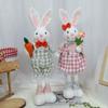 Height Figurine Easter Rabbit Figurine Resizable Design Adjustable Figurine  Home Ornament