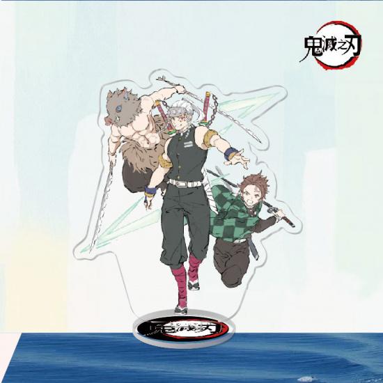 Anime Peripheral Kimetsu No Yaiba Tanjirou Nezuko Yi Zhi Fu Butterfly Endure Acrylic Standing Sign Decorative Ornaments