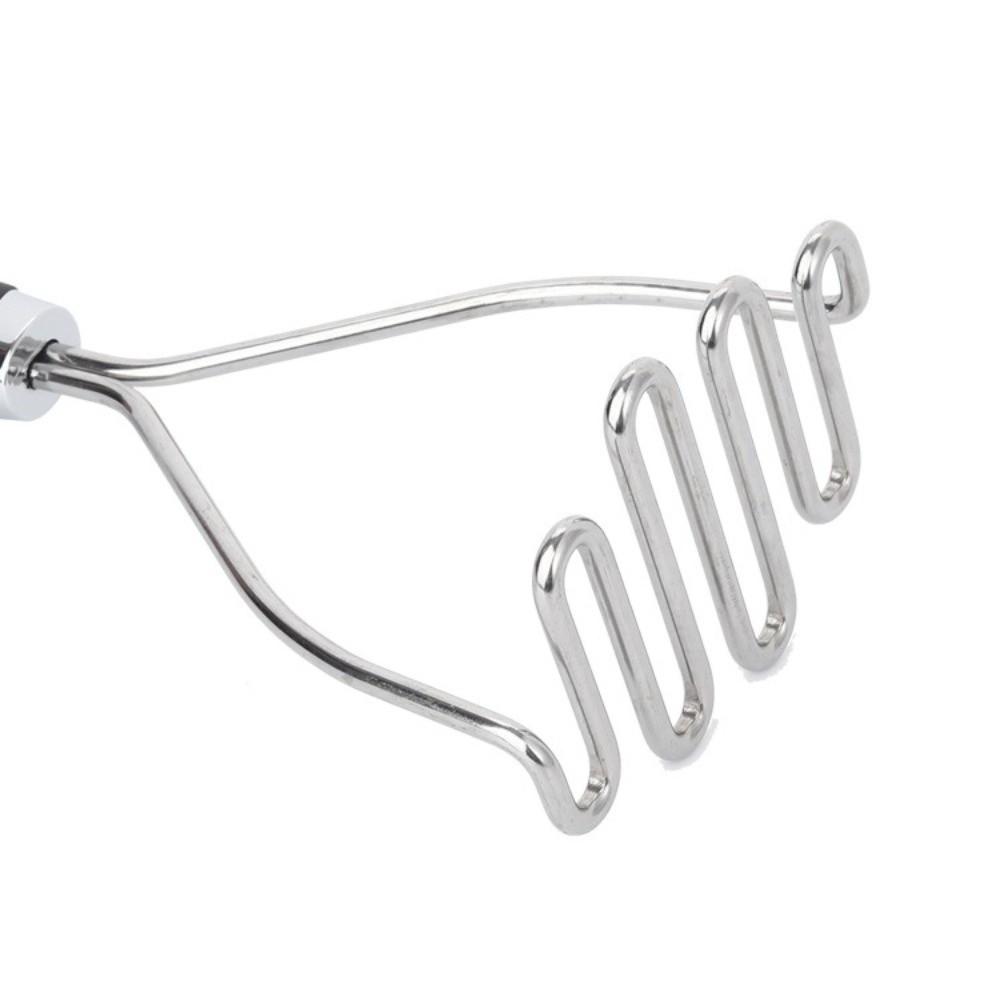 Stainless Steel Manual Potato Masher Wave Fruit Crusher Professional Mud Press Masher  Kitchen