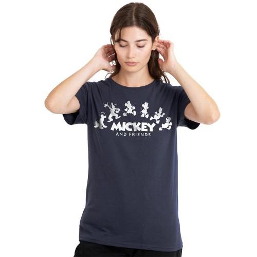 Mickey & Friends Unisex Adult Silhouette T-Shirt