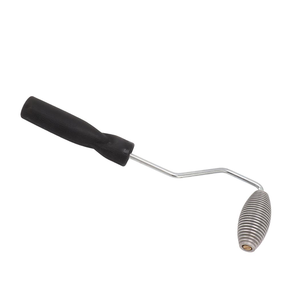 Fiberglass Roller Bubble Paddle Tool Aluminum Alloy Bubble Roller With Plastic Handle Olive Roll