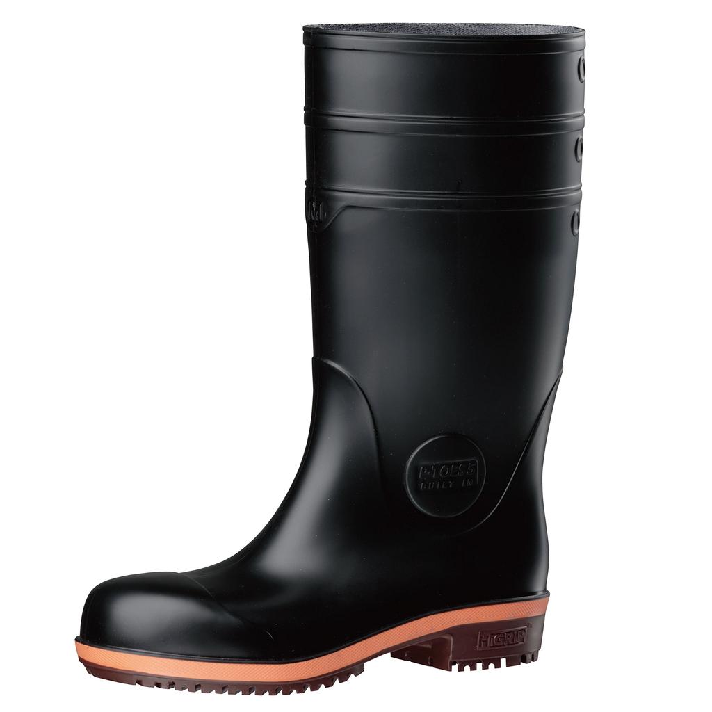 Bottes de sécurité unisexes Midori Anzen PHG1000 Super Black 28,0 cm