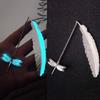 Cute Luminous Metal Feather Bookmarks Kawaii Butterflies Owl Dragonflies Book Marks For Teachers Gift Beautiful Book Accessories
