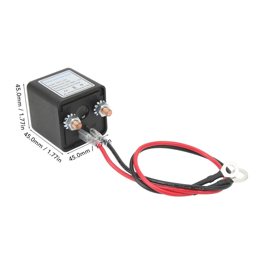 Remote Battery Disconnect Switch, Dc 12v Car Cut Off Switch, Anti-theft, Main Circuit Breaker With Remote Control Copper Terminal For Car (12v200a)