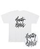 MONSTER REPUBLIC Movement Logo Black T-Shirt White