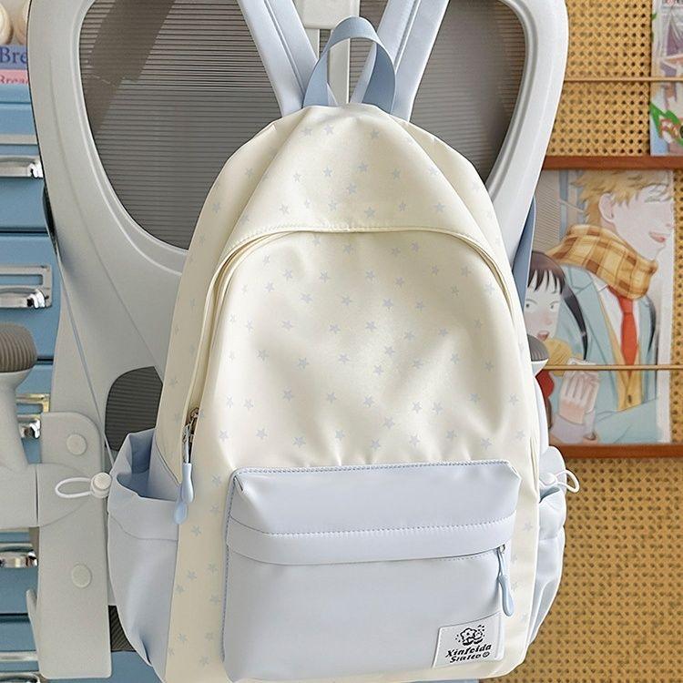 Schoolbag small fresh cute ins large capacity schoolbag female junior high school high value backpack versatile backpack new