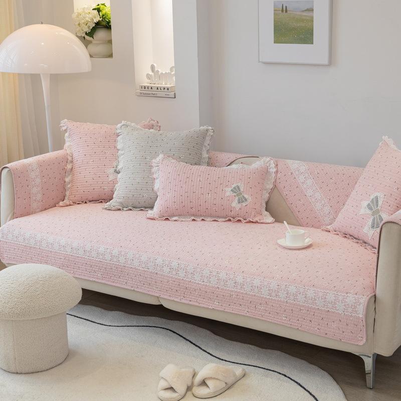 

Французская хлопчатобумажная ткань, маленькая подушка для дивана с цветочным принтом, универсальные нескользящие подушки для сидений на четыре сезона, хлопковая спинка, чехол для полотенца, тканевый чехол 70*70cm