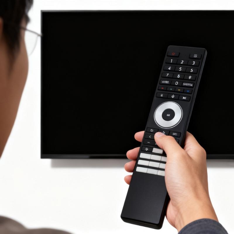 Replacement Remote Control For ERF3G98T Digital TVs Easy Setups Ergonomic Keys Long Lasting Build