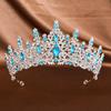 Diadema Corona Nuziale con Strass per Abito da Sera e Servizi Fotografici