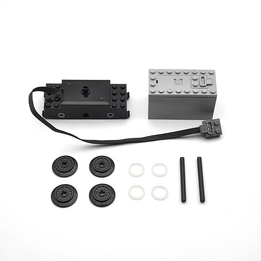 Compatible Power Building Block Toy Train Track Pulley Baseplate Set Spare Parts Compartment Diy