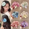 Crystal Orchid Flower Hairpin Butterfly Orchid Bohemia Barrettes Elegant Duckbill Clip  Daily