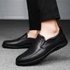 Men Shoe Genuine Leather Men Loafers Outdoor Men Casual Business Shoes Mens Slip on Office Shoes Classic Men's Comfortable Flats