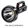 3 Modes Flashlight Portable Handheld Spotlight USB Rechargeable Life Waterproof for Hiking Fishing Emergency LED Camping Lamp