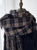 Women Winter Knitted Scarf Headscarf Ladies Men Casual Vintage Plaid Tassel Scarve Mujer Male Foulard Long Wrap Shawl Unisex New
