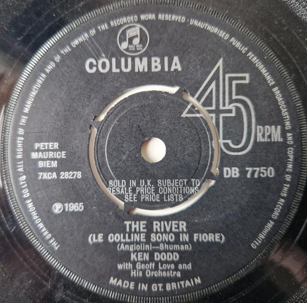 7inch Record KEN DODD - River (Le Colline Sono In Fiore) DB7750 Columbia 1965 UK Pop Used