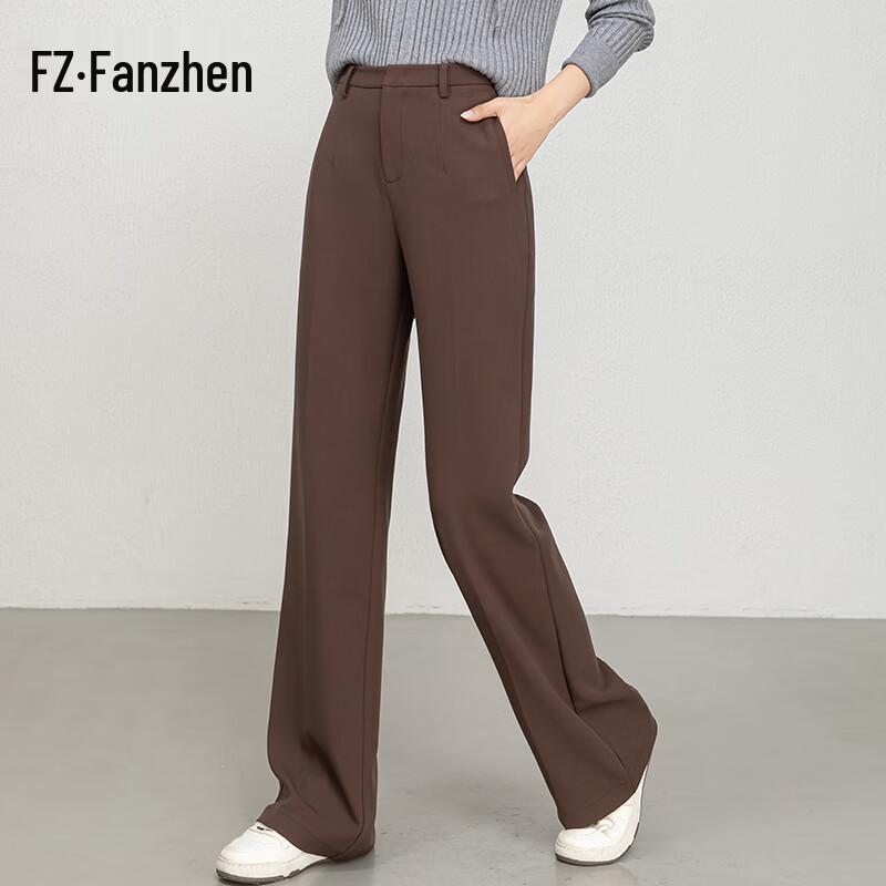 

Fanzhen Women s High-Waisted Flared Draped Trousers 29