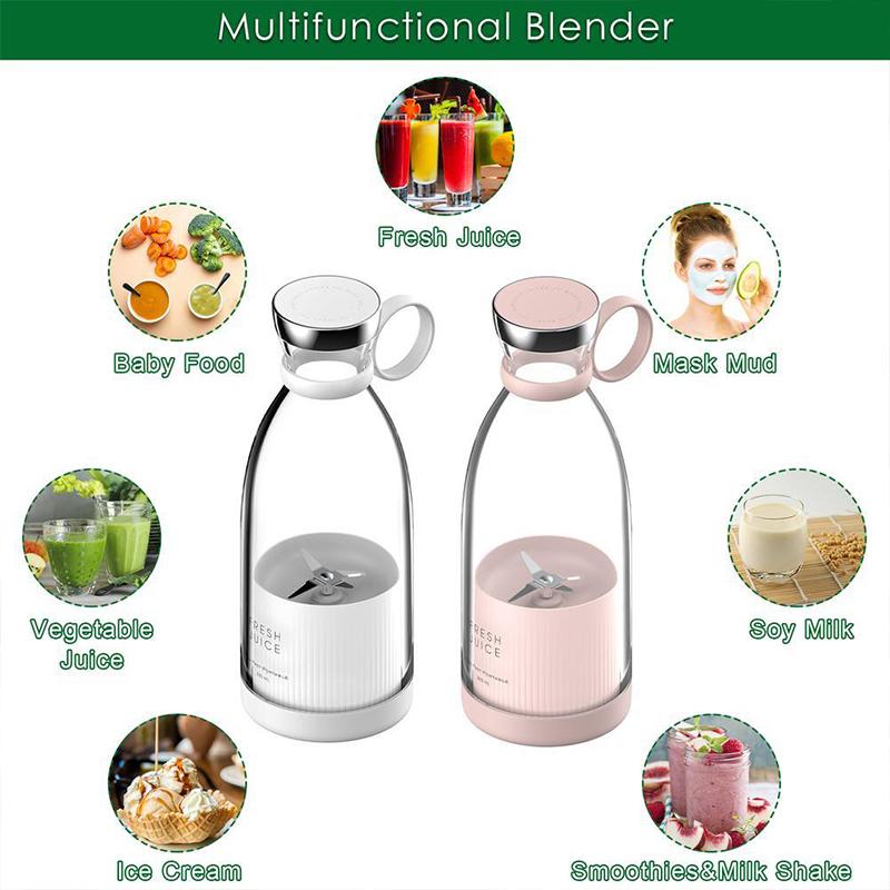 High Quality Portable Fresh Juice Blender Wireless Charging Mini Fresh Juice Cup Electric Mini Mixer Shaker