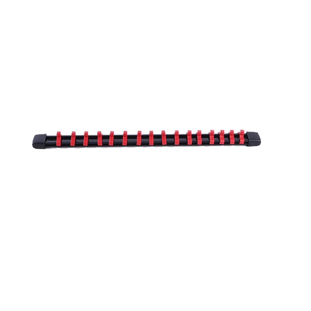 1/2 3/8 1/4-Inch 360° Socket Organizer Socket Holder Kit Socket Storage Rails ABS Heavy Duty Socket Rail for Tool Box