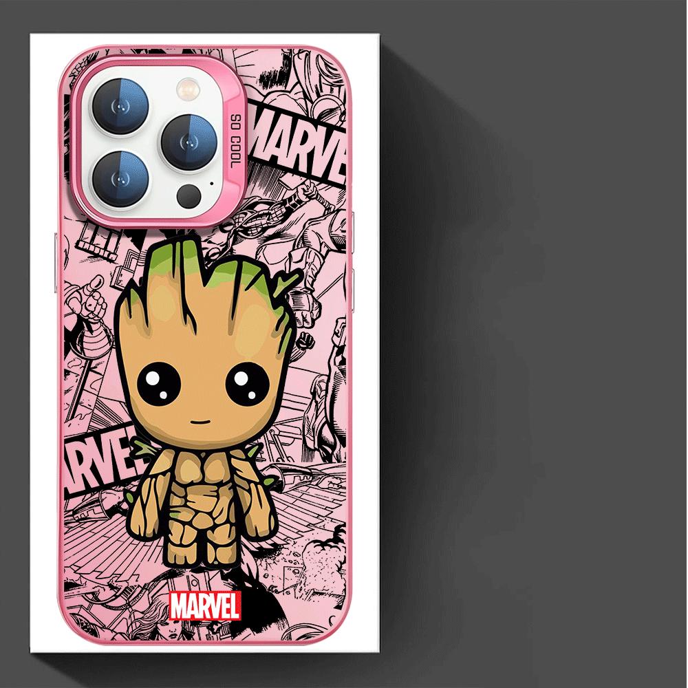 

Чохол для телефону Marvel Людина-павук Грут для iPhone 15 Pro Max 12 Pro X 11 13 14 Plus XS Max XR 14 Модний м який силіконовий чохол з ТПУ for iPhone 14