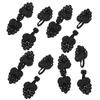 10Pcs Elegant Chinese Traditional Buttons for Cheongsam Suits Hanfu Tai Chi Outfits Fine Craftsmanship Decorative Sewing