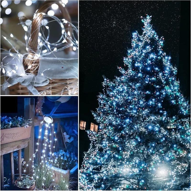 300 LED Solar Light Outdoor Lamp String Lights For Holiday Christmas Party Waterproof Fairy Lights Garden Garland Copper