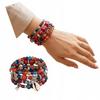 Set of 4-in-1 Boho Bracelets with Multicolor Pendant