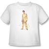 Elvis Presley - Toddler Gold Lame Suit T-Shirt In White